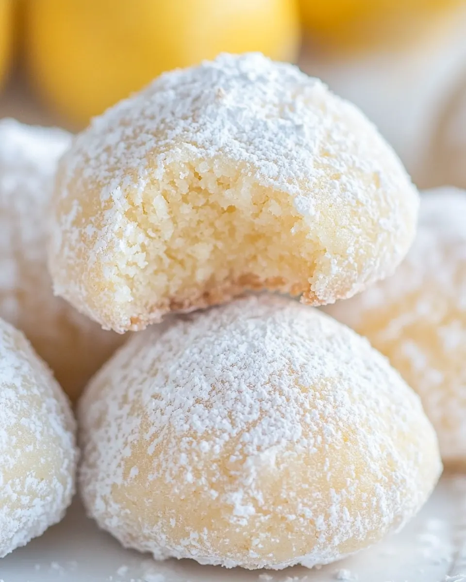 Lemon Meltaway Cookies