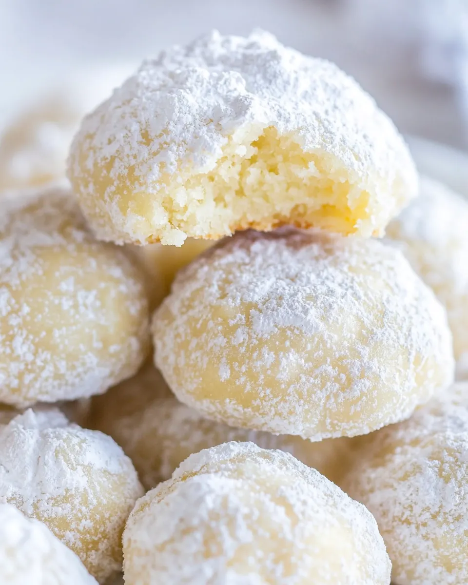 Lemon Meltaway Cookies