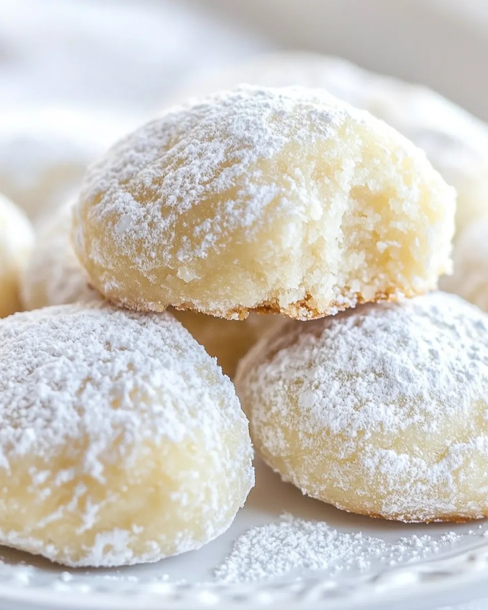 Lemon Meltaway Cookies