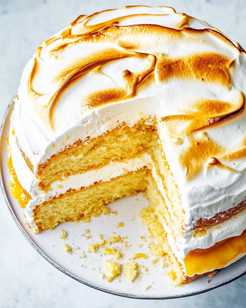 Lemon Meringue Cake
