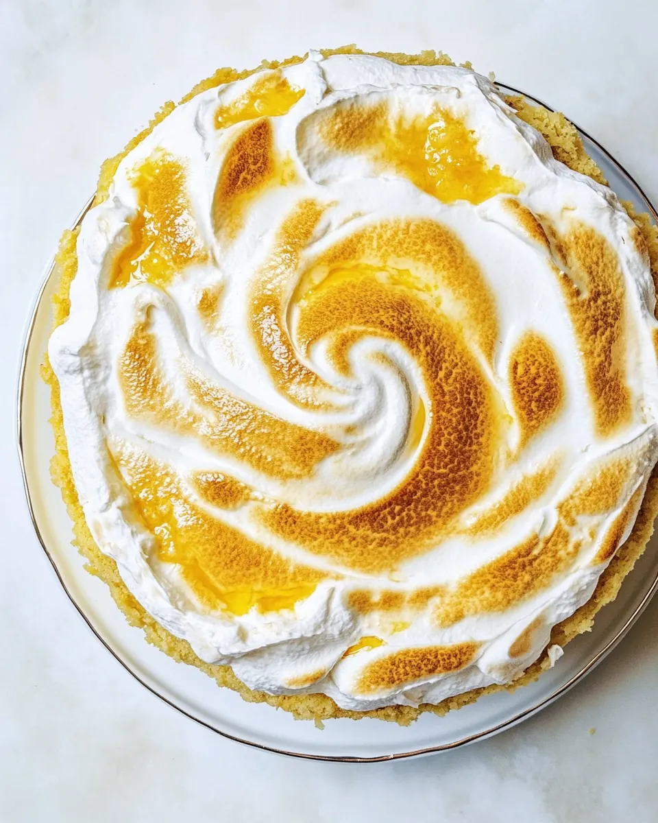 Lemon Meringue Cake