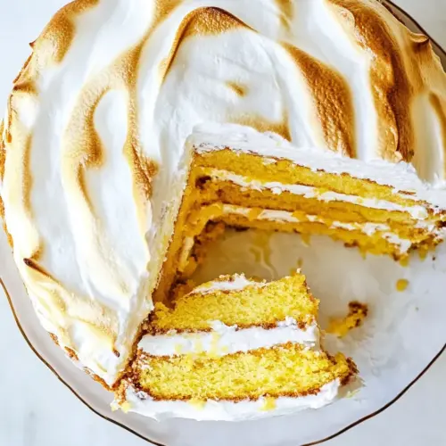 Lemon Meringue Cake