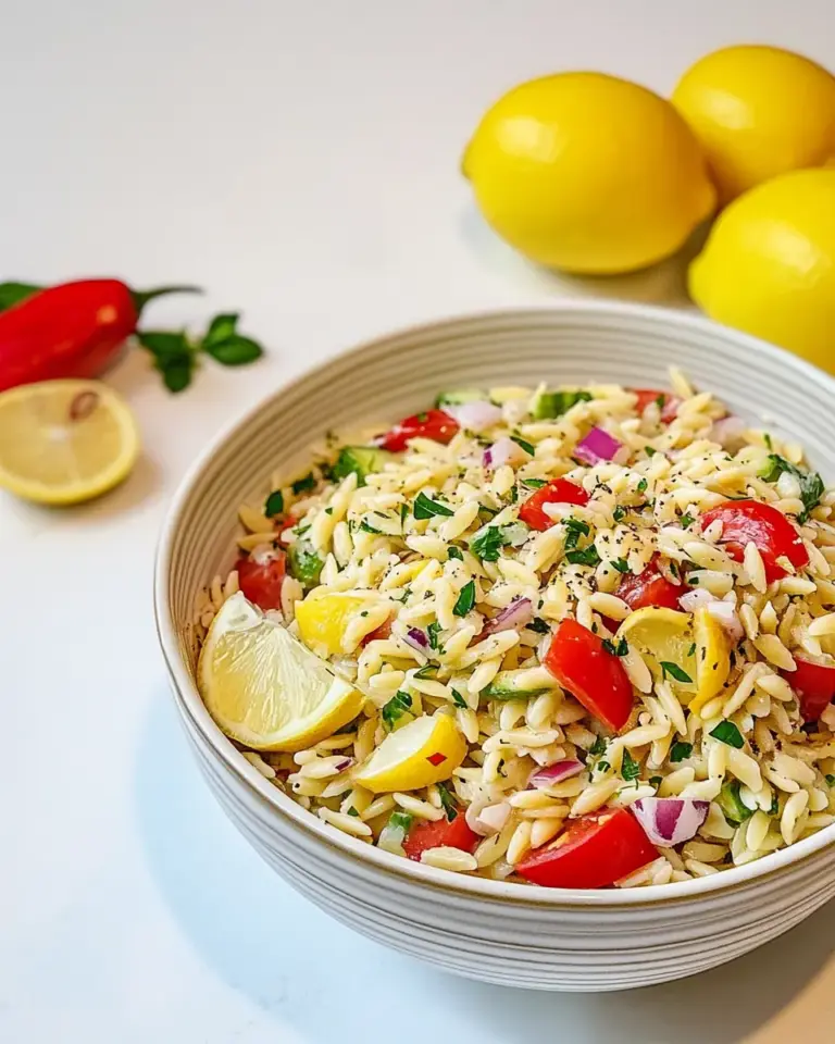 Lemon Orzo Salad