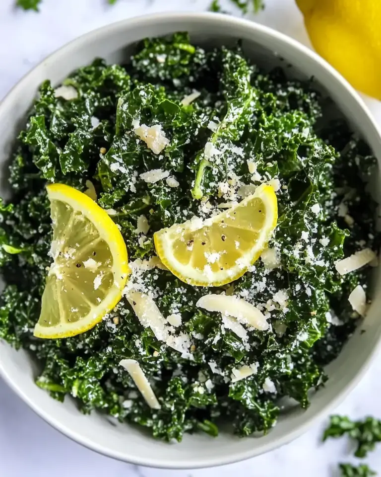 Lemon Parmesan Kale Salad