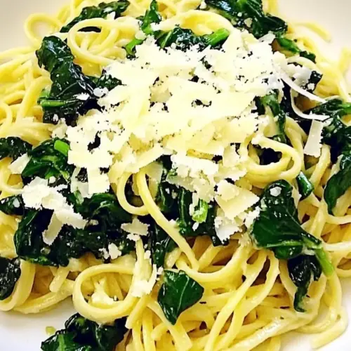 Lemon Parmesan Pasta with Greens
