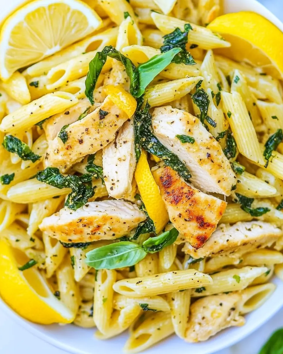 Lemon Pepper Chicken Pasta