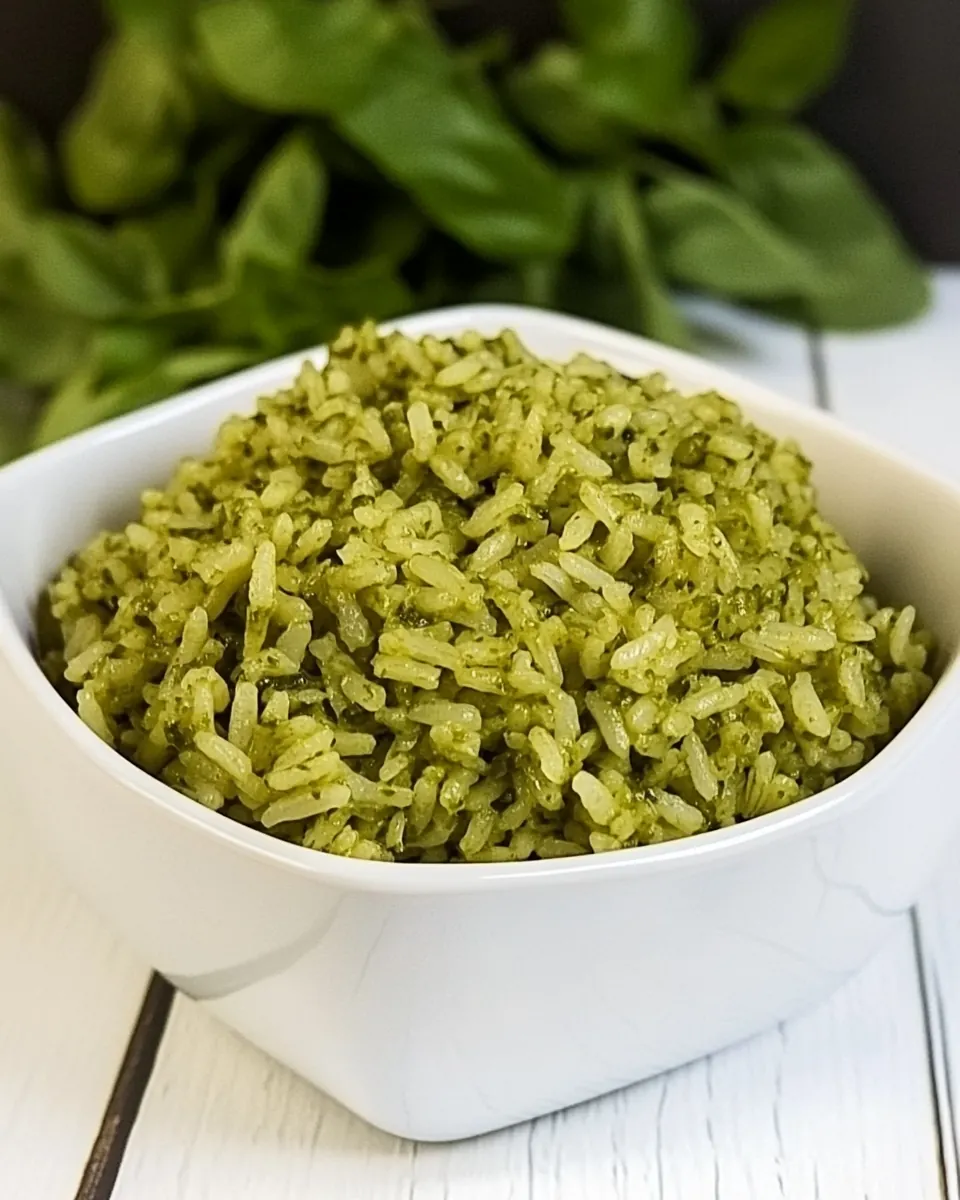 Lemon Pesto Rice