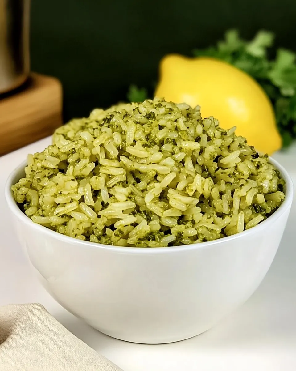 Lemon Pesto Rice