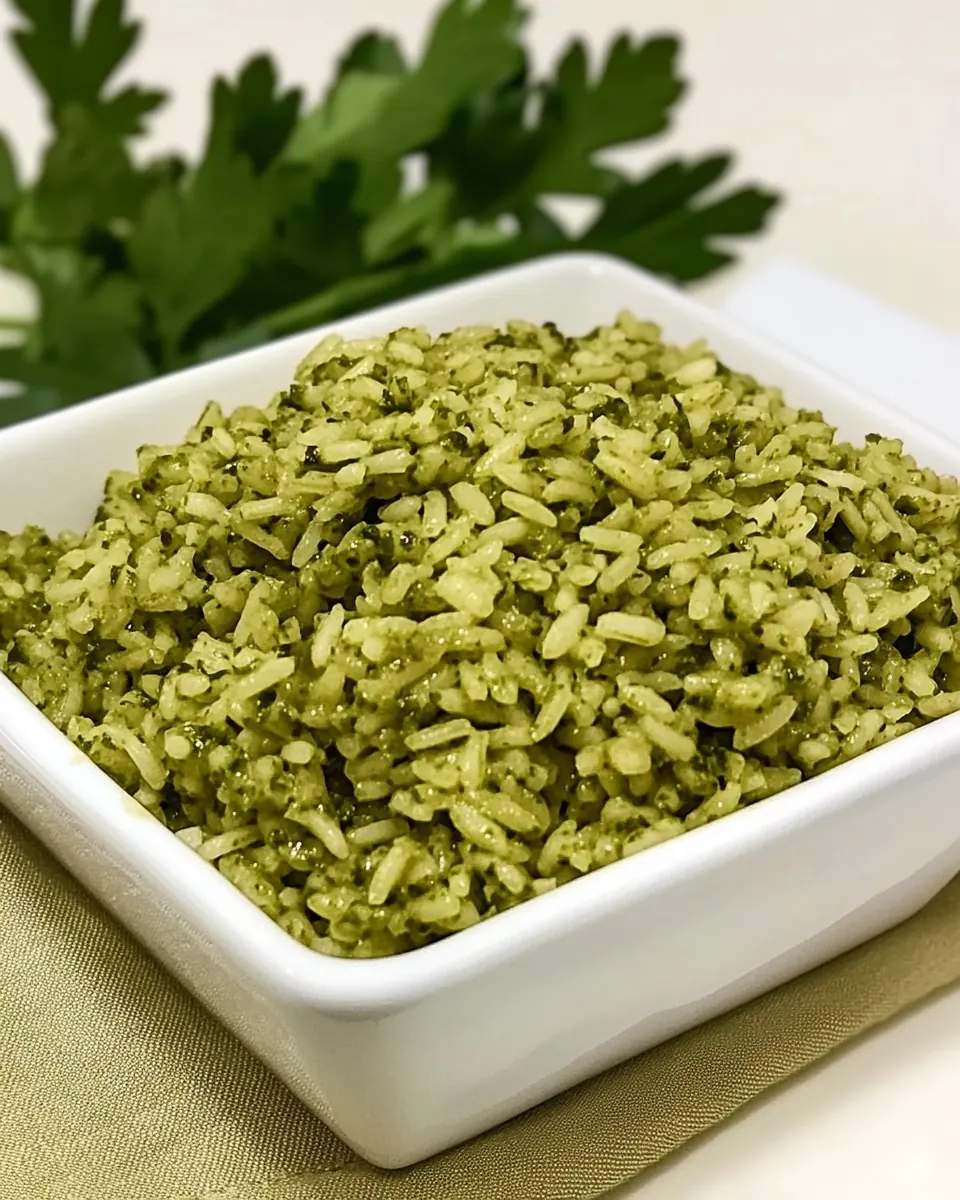 Lemon Pesto Rice