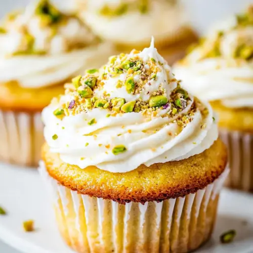 Lemon Pistachio Cupcakes