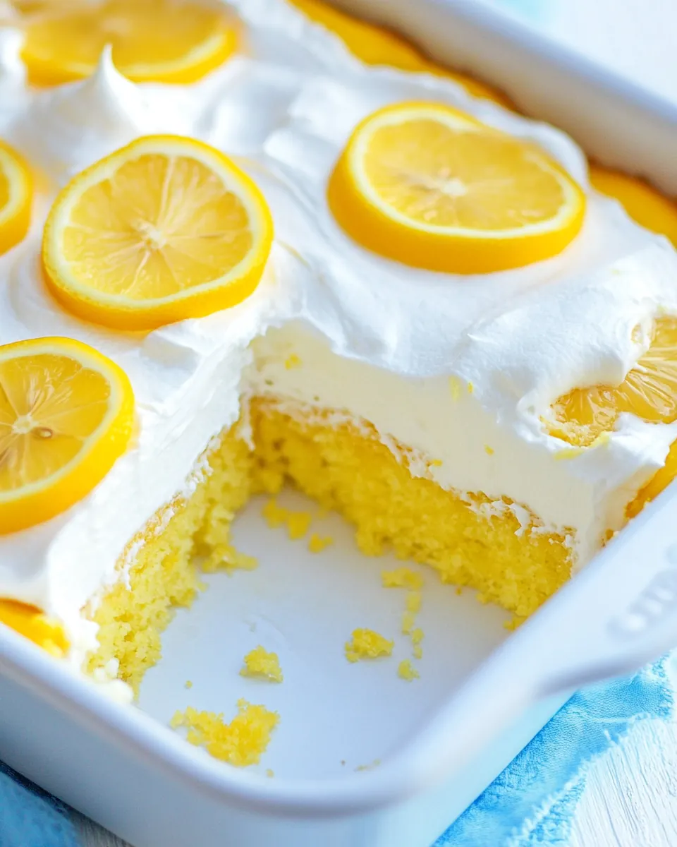 Lemon Poke Cake
