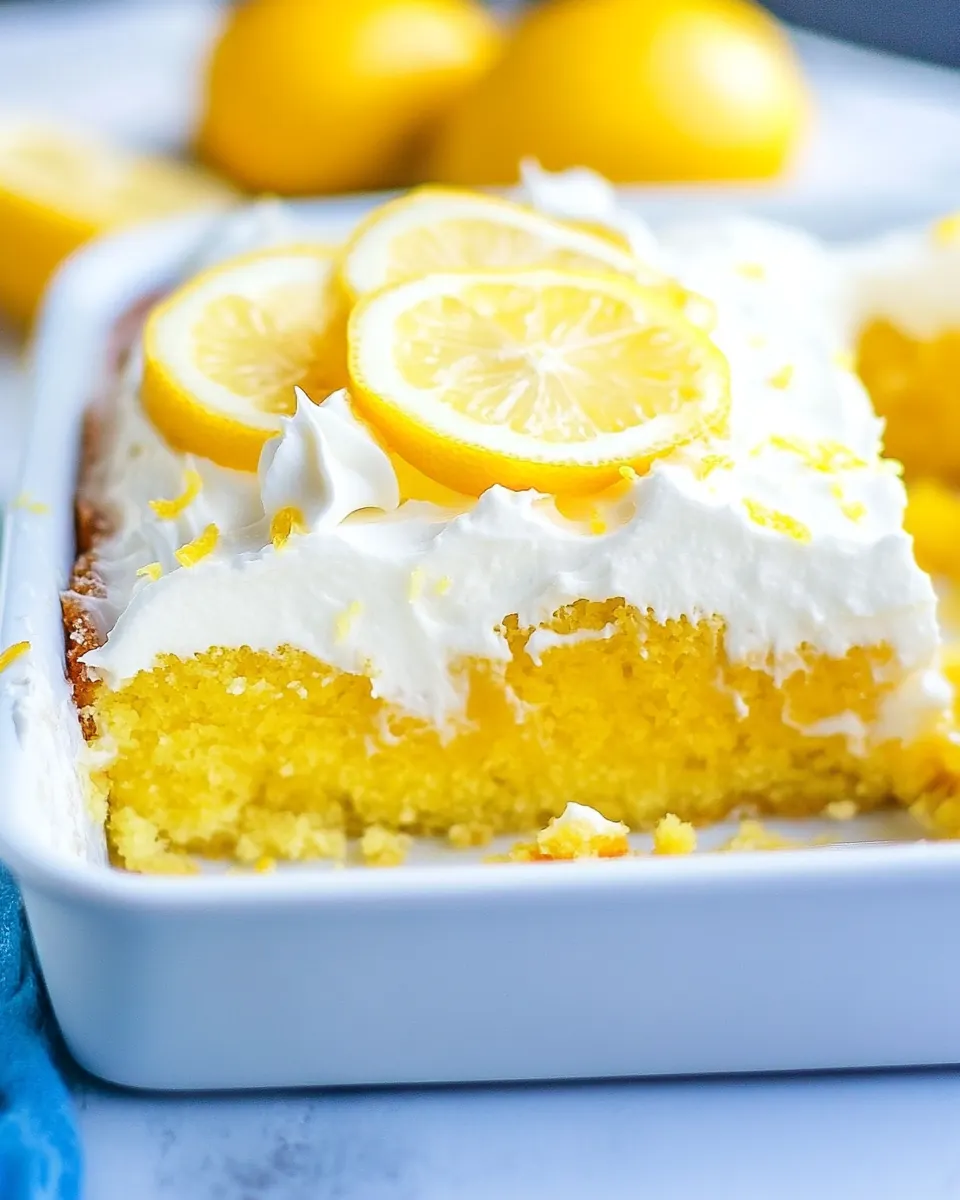 Lemon Poke Cake