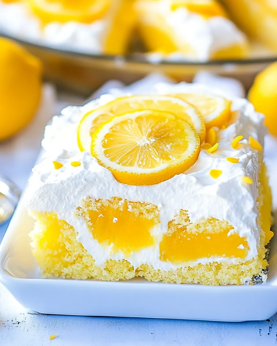 Lemon Poke Cake