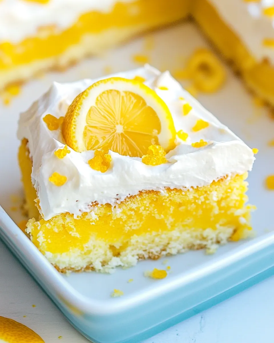 Lemon Poke Cake