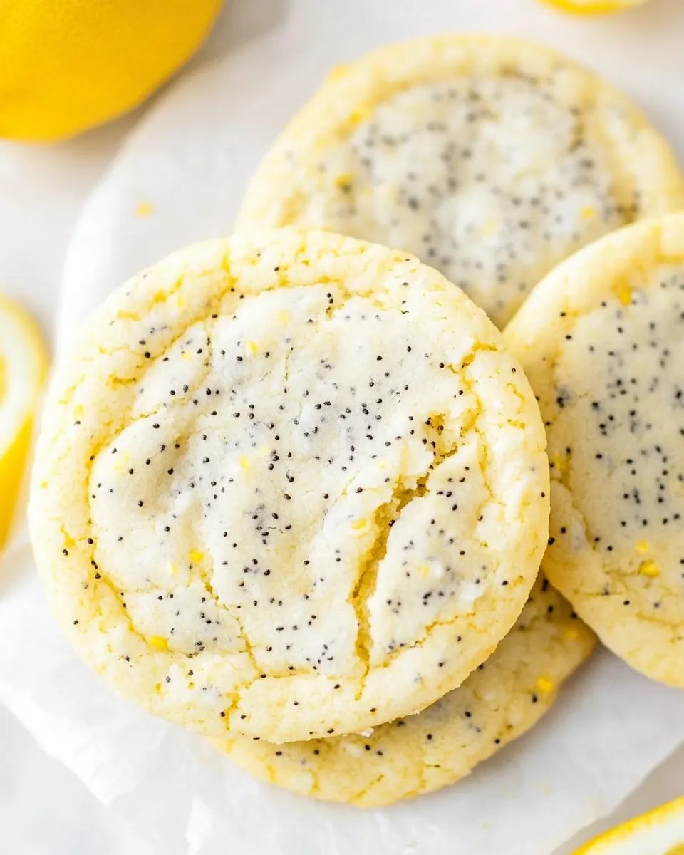 Lemon Poppy Seed Cookies