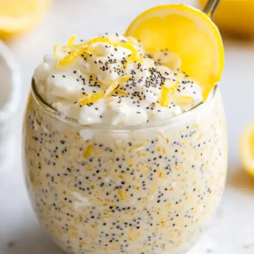 Lemon Poppy Seed Overnight Oats