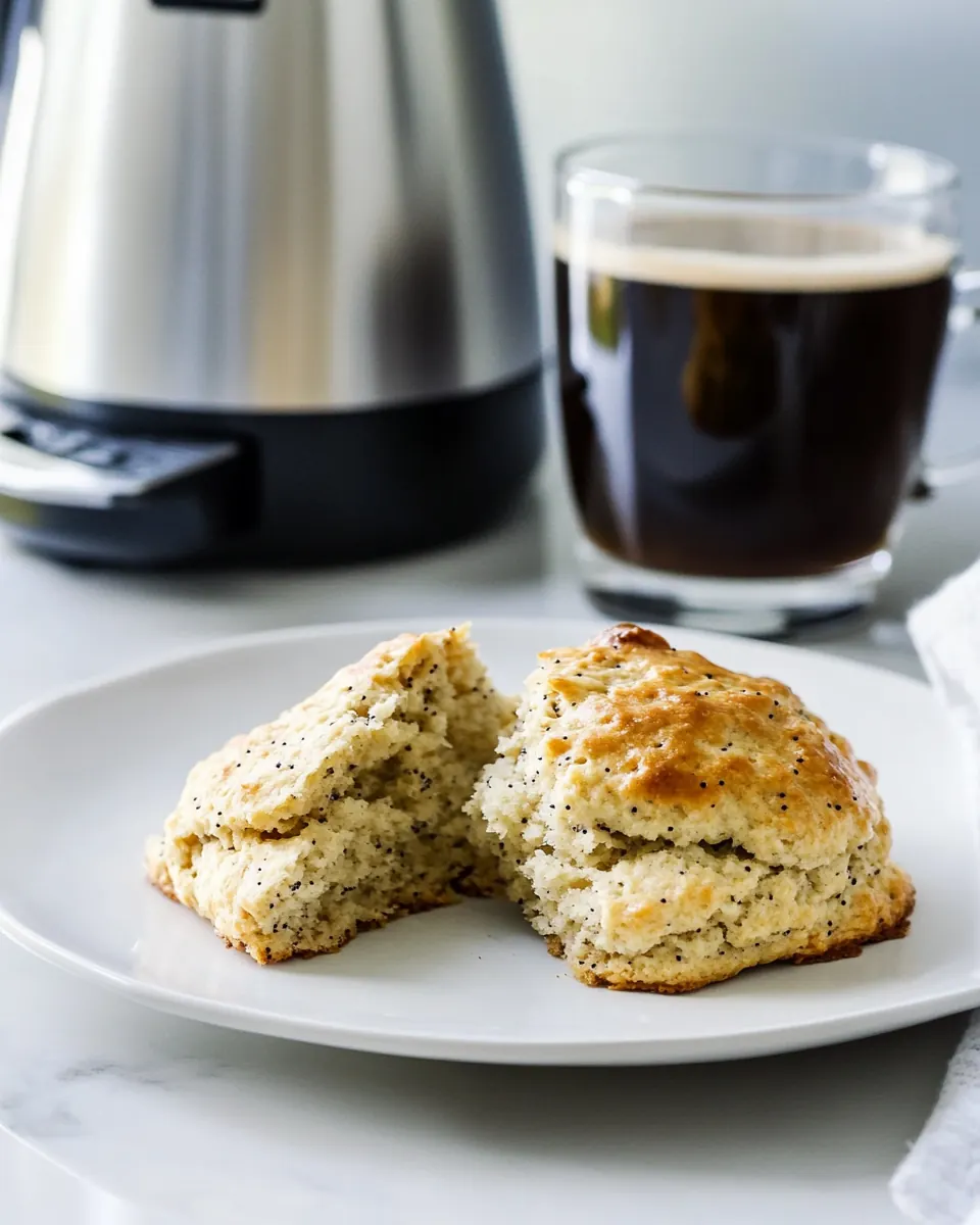 Lemon Poppy Seed Scones