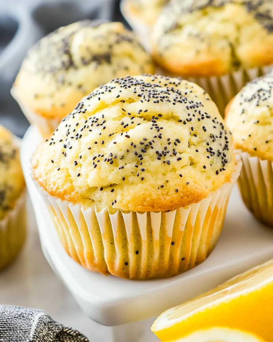 Lemon Poppyseed Muffins
