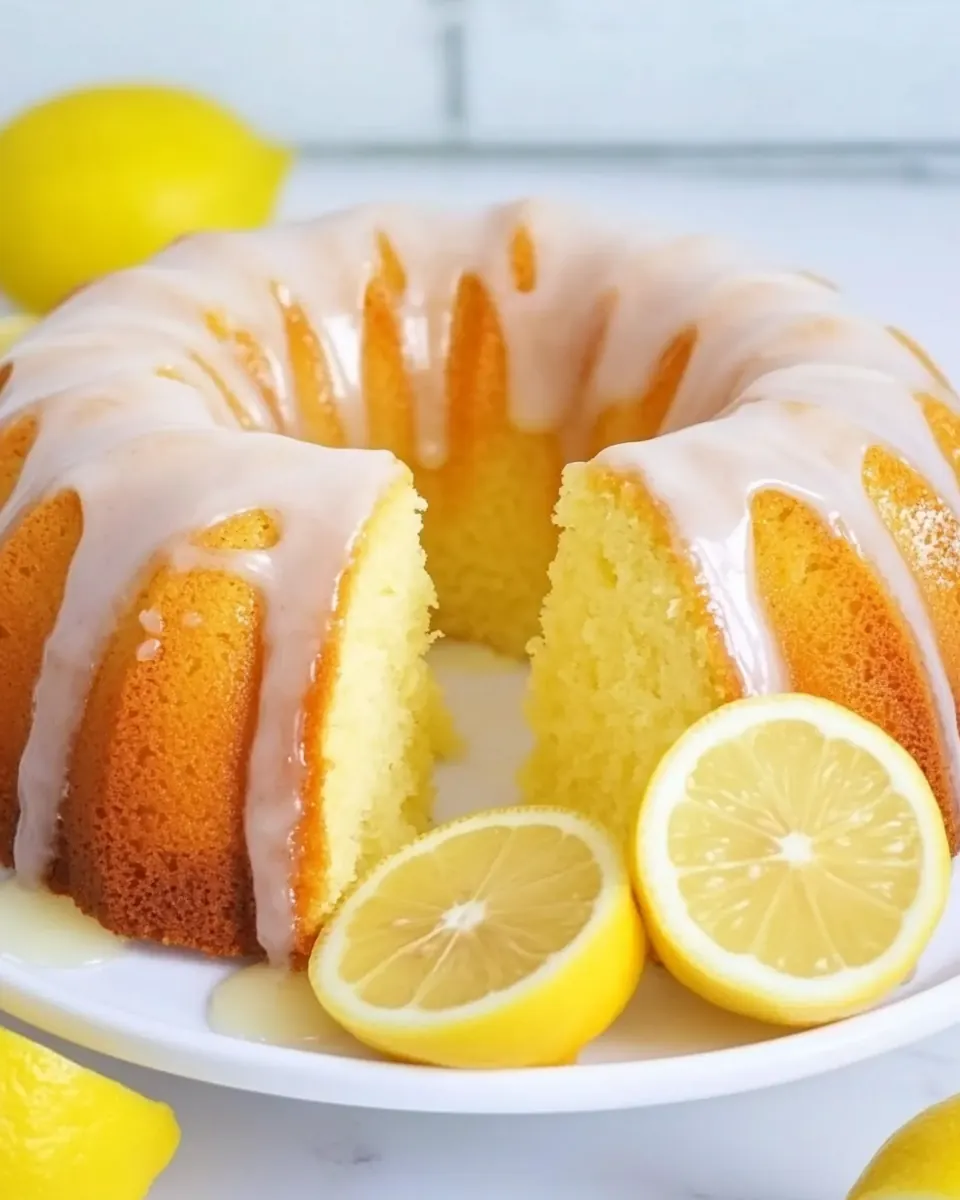 Lemon Pound Cake with Lemon Glaze