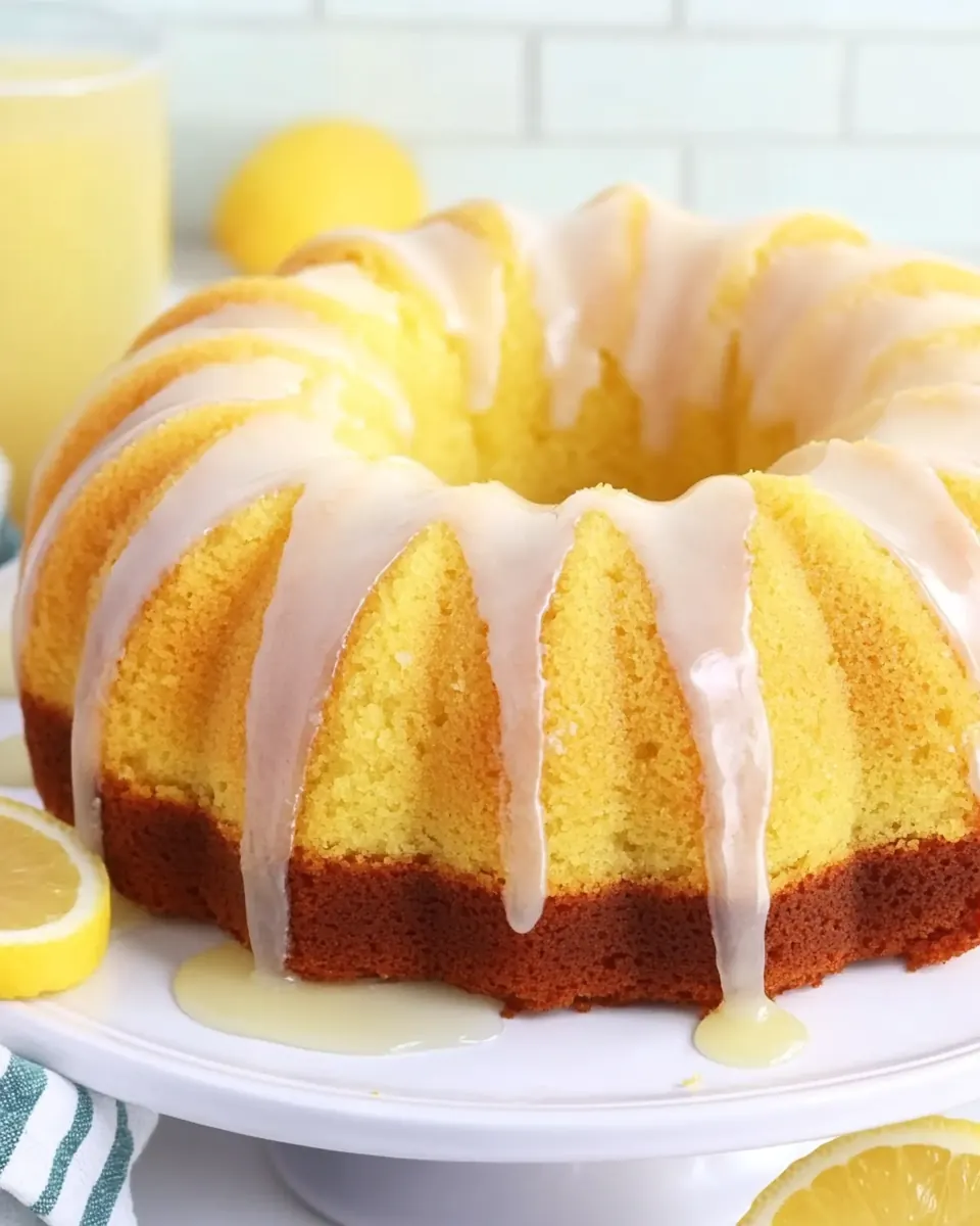 Lemon Pound Cake with Lemon Glaze