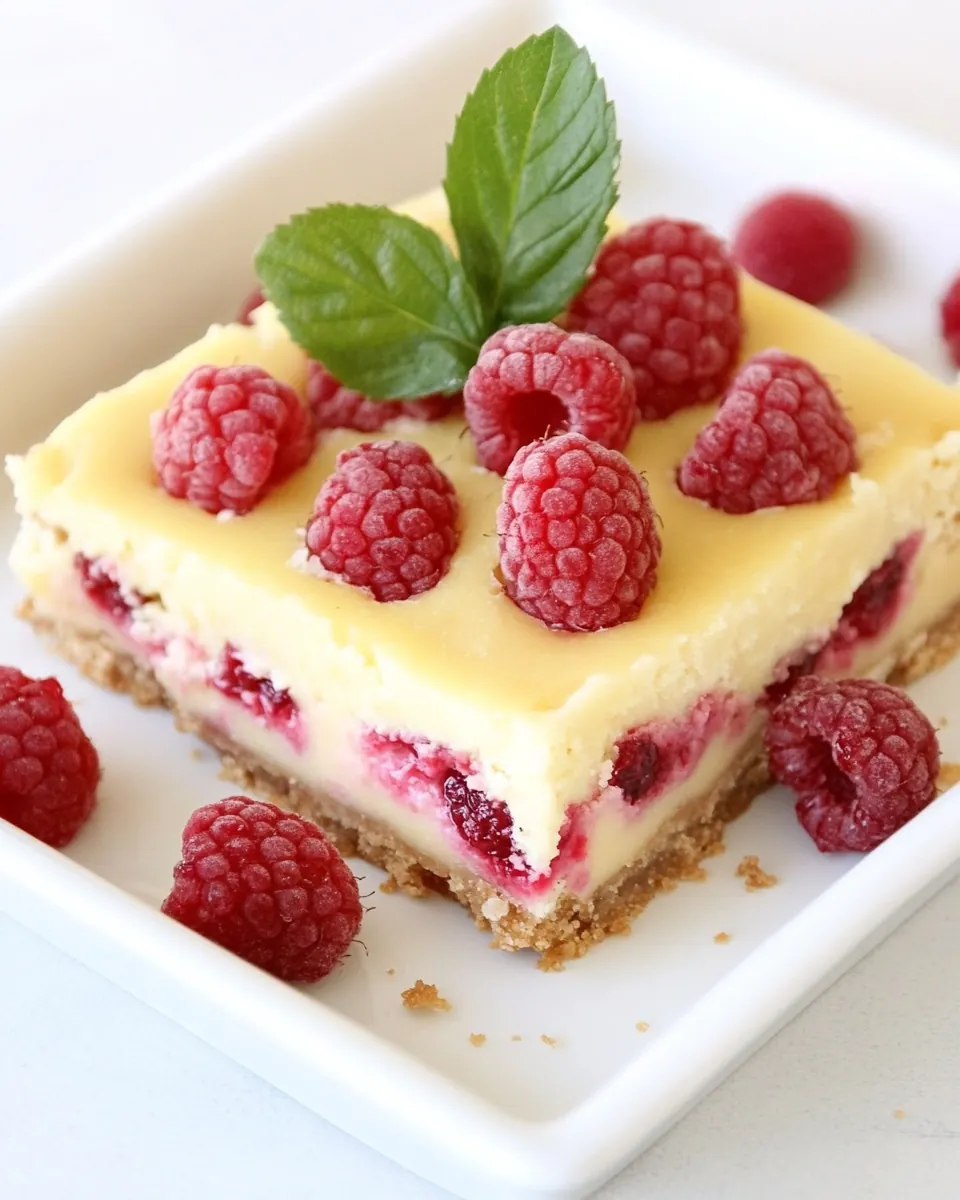 Lemon Raspberry Bars