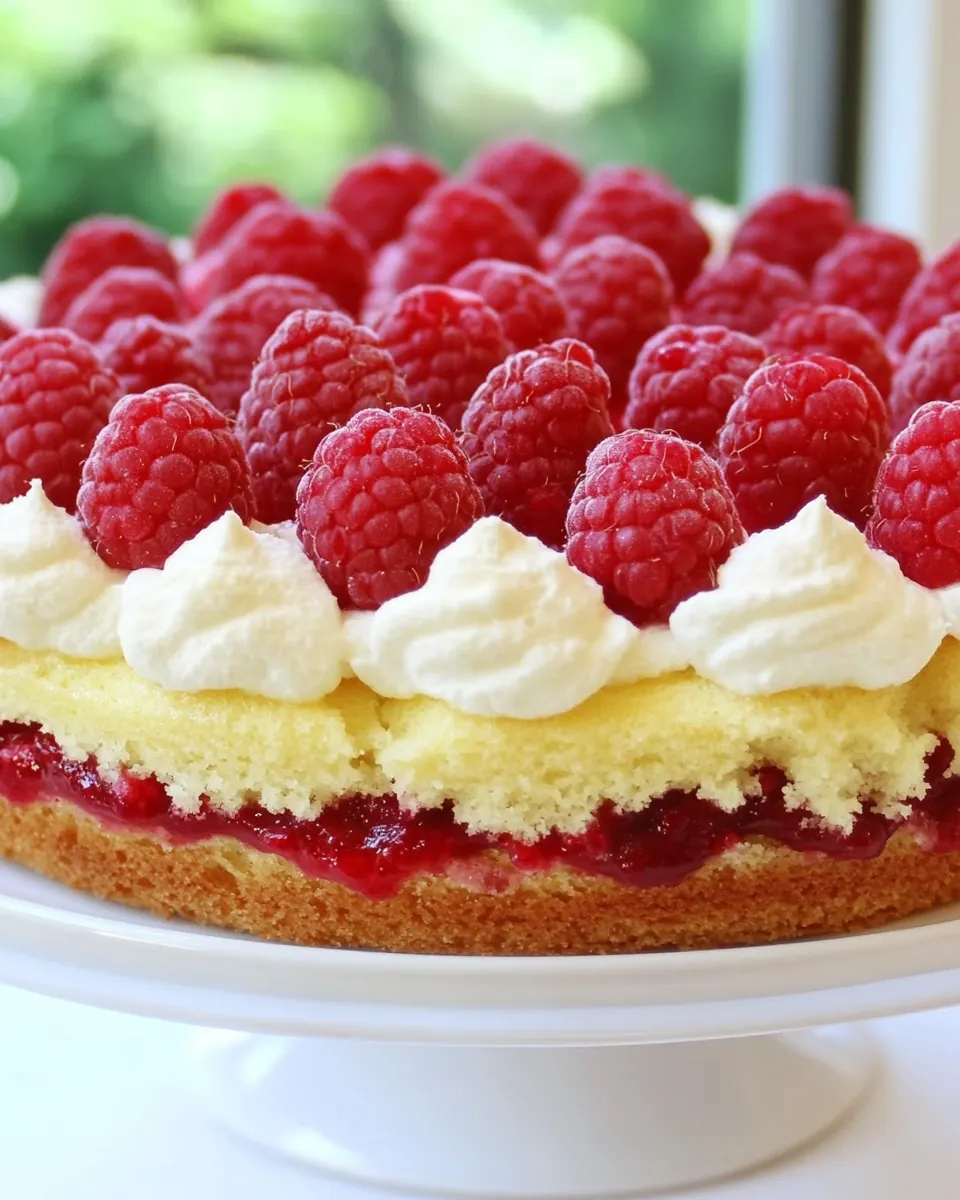 Lemon Raspberry Cake