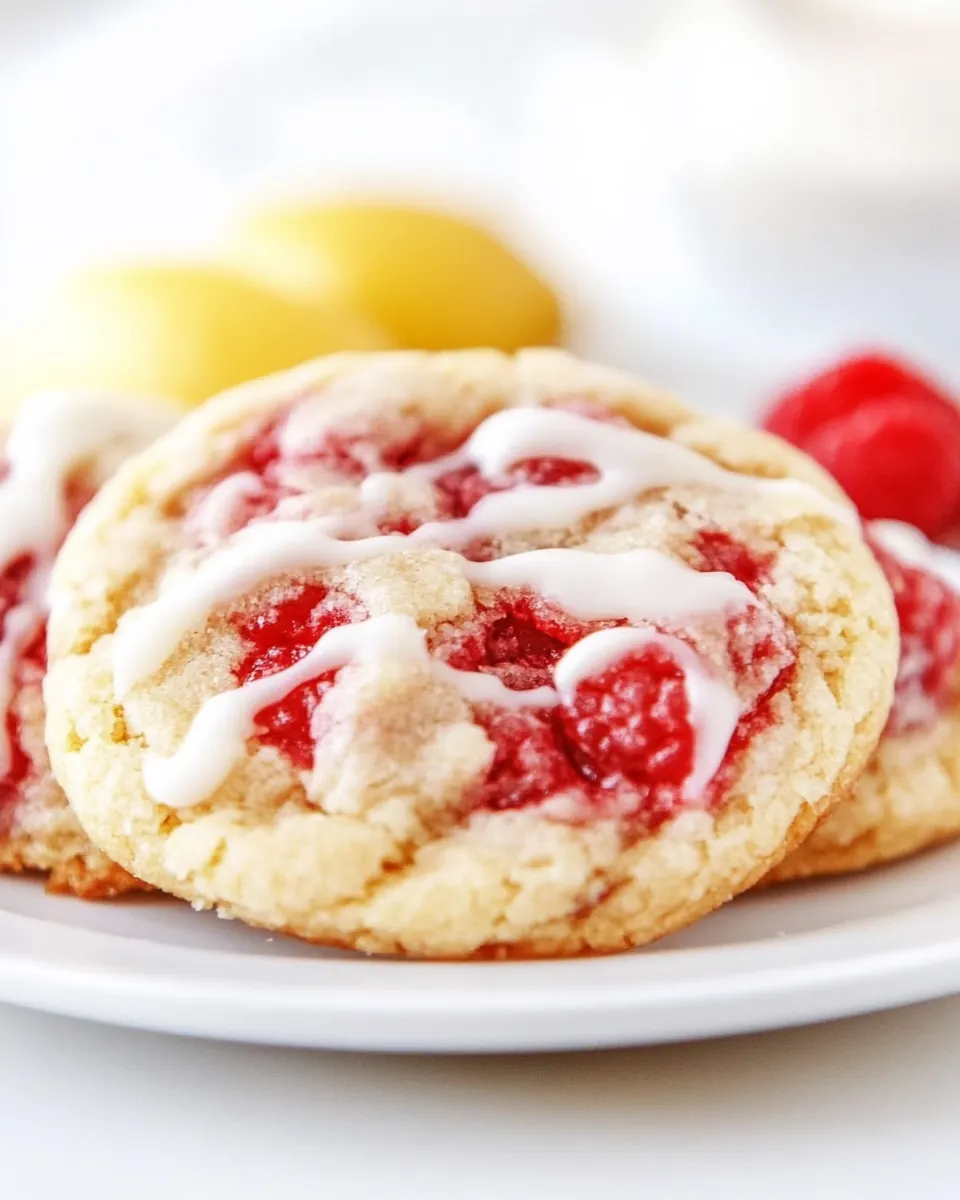 Lemon Raspberry Cookies