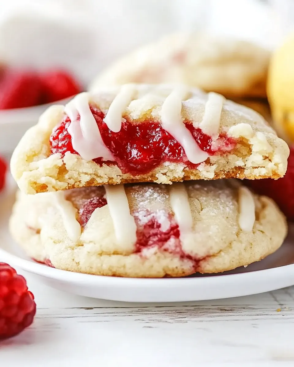 Lemon Raspberry Cookies
