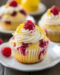 Lemon Raspberry Cupcakes