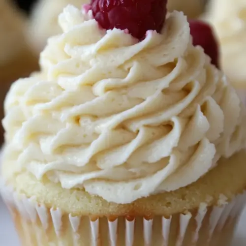 Lemon Raspberry Cupcakes with Vanilla Bean Buttercream