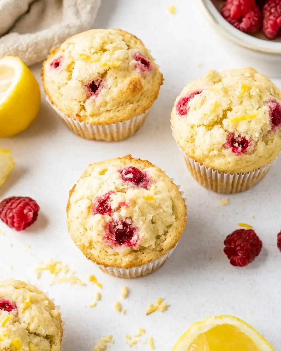 Lemon Raspberry Muffins
