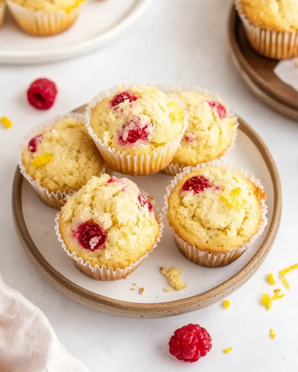 Lemon Raspberry Muffins