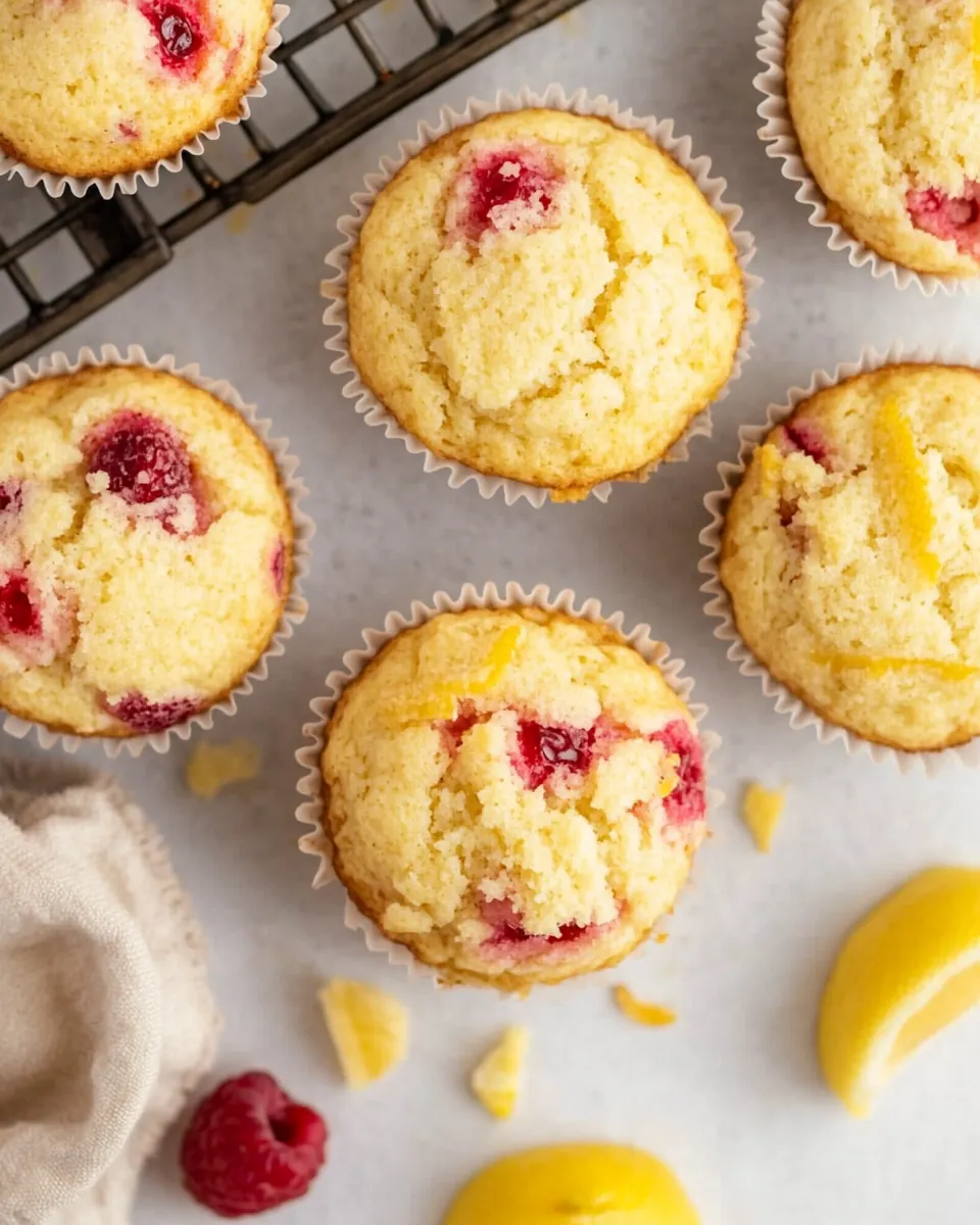 Lemon Raspberry Muffins