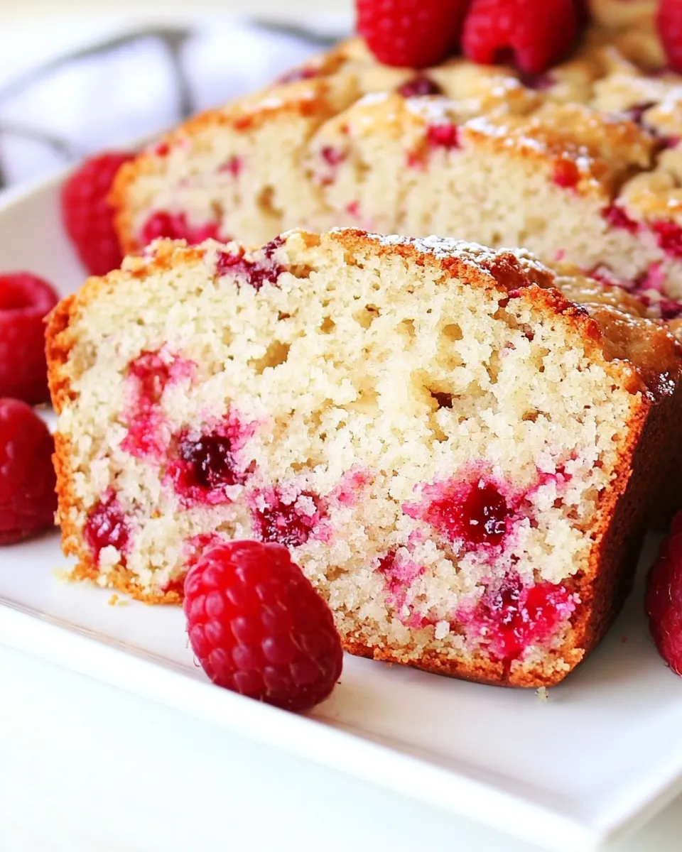 Lemon Raspberry Sweet Quick Bread