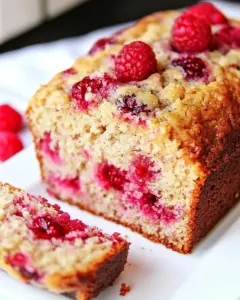 Lemon Raspberry Sweet Quick Bread