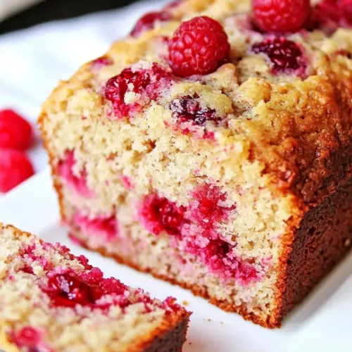 Lemon Raspberry Sweet Quick Bread