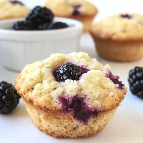 Lemon Ricotta Blackberry Muffins