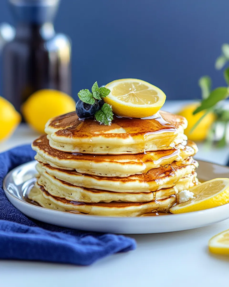 Lemon Ricotta Pancakes