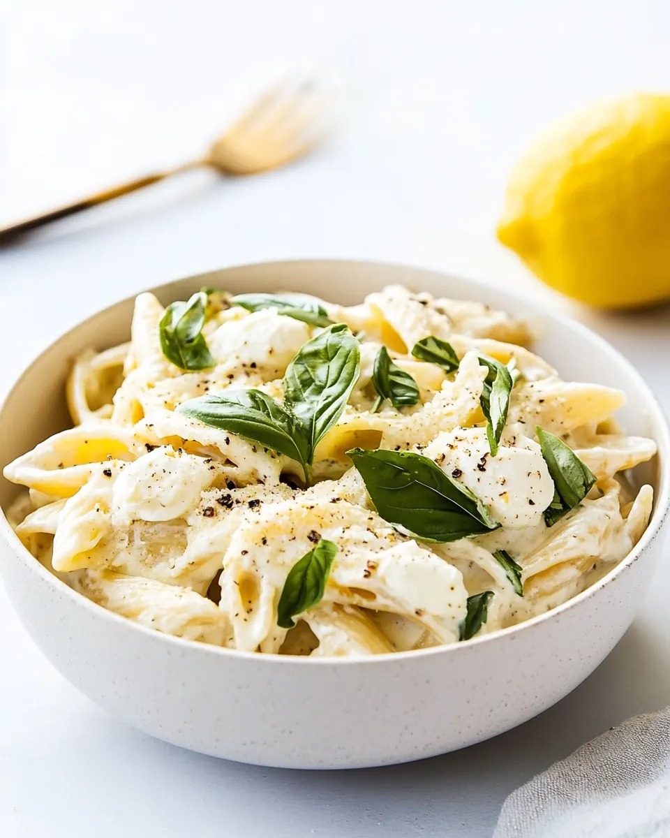 Lemon Ricotta Pasta