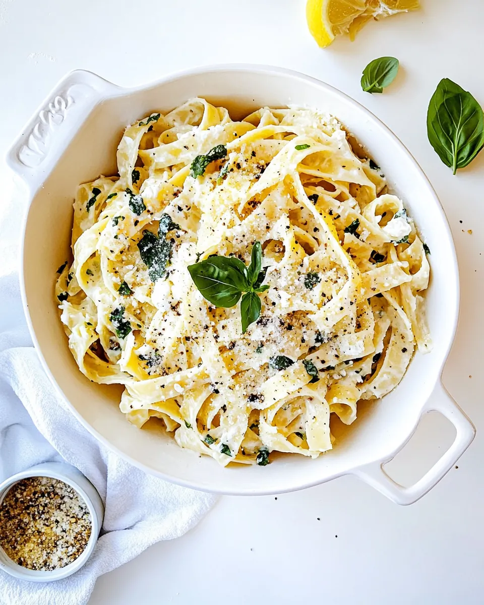 Lemon Ricotta Pasta