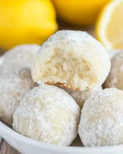Lemon Snowball Cookies