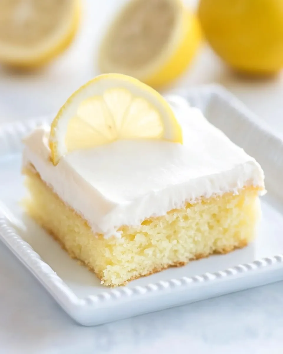 Lemon Sour Cream Cake