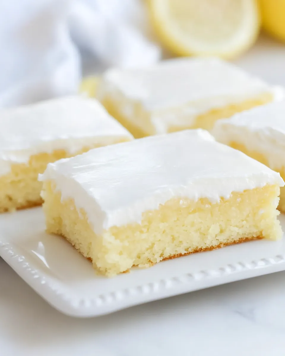 Lemon Sour Cream Cake