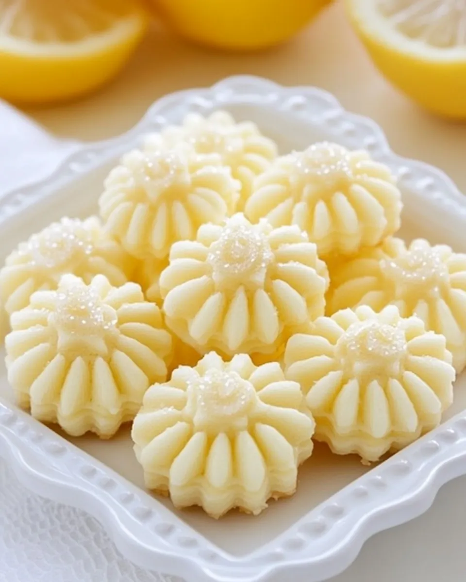Lemon Spritz Cookies