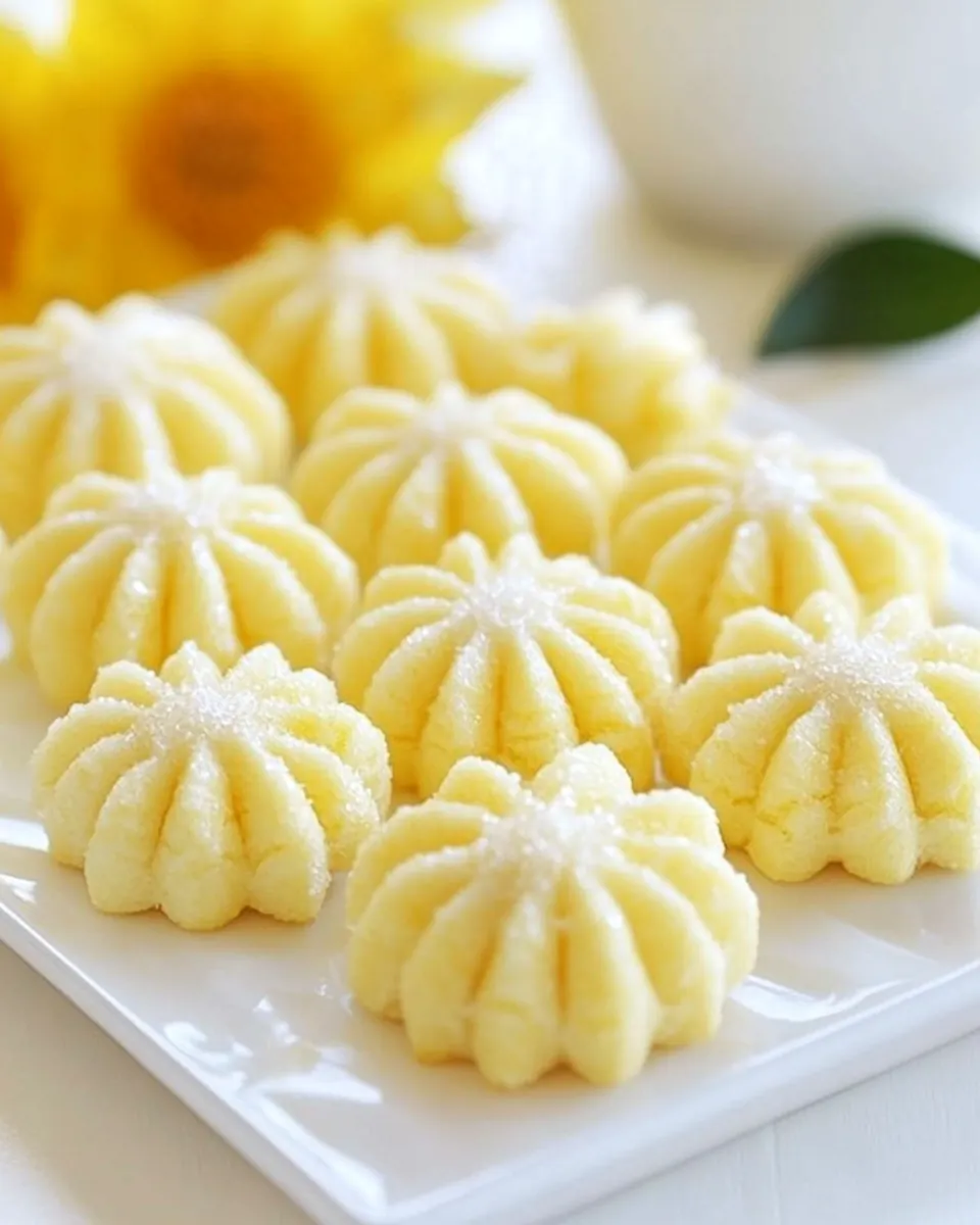Lemon Spritz Cookies