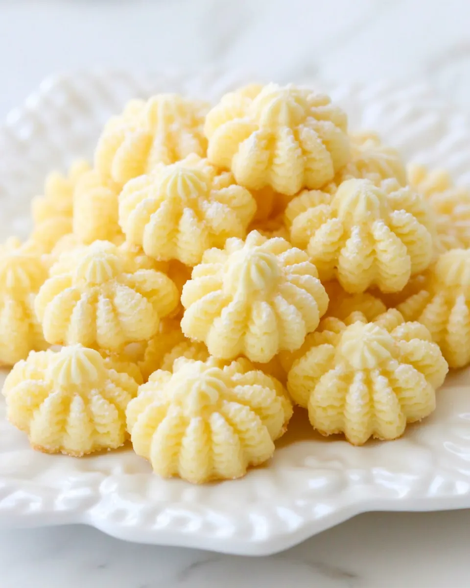 Lemon Spritz Cookies