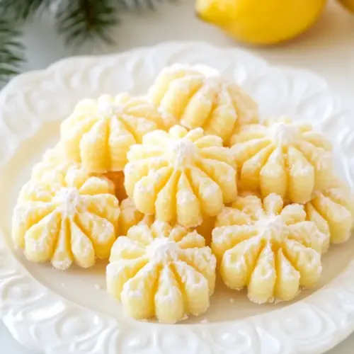 Lemon Spritz Cookies