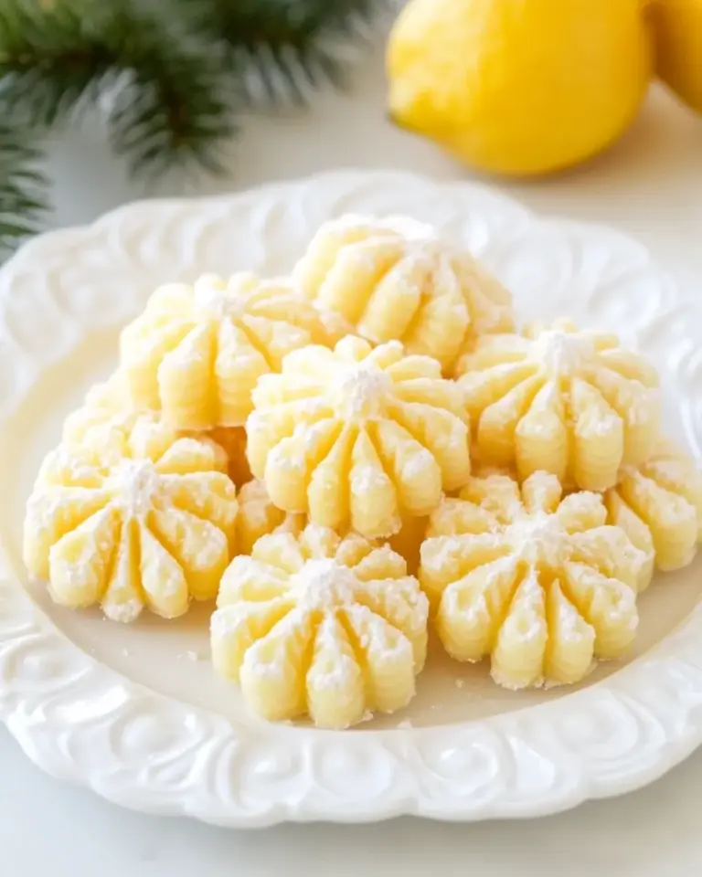 Lemon Spritz Cookies