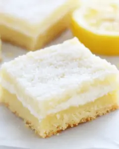Lemon Sugar Cookie Bars
