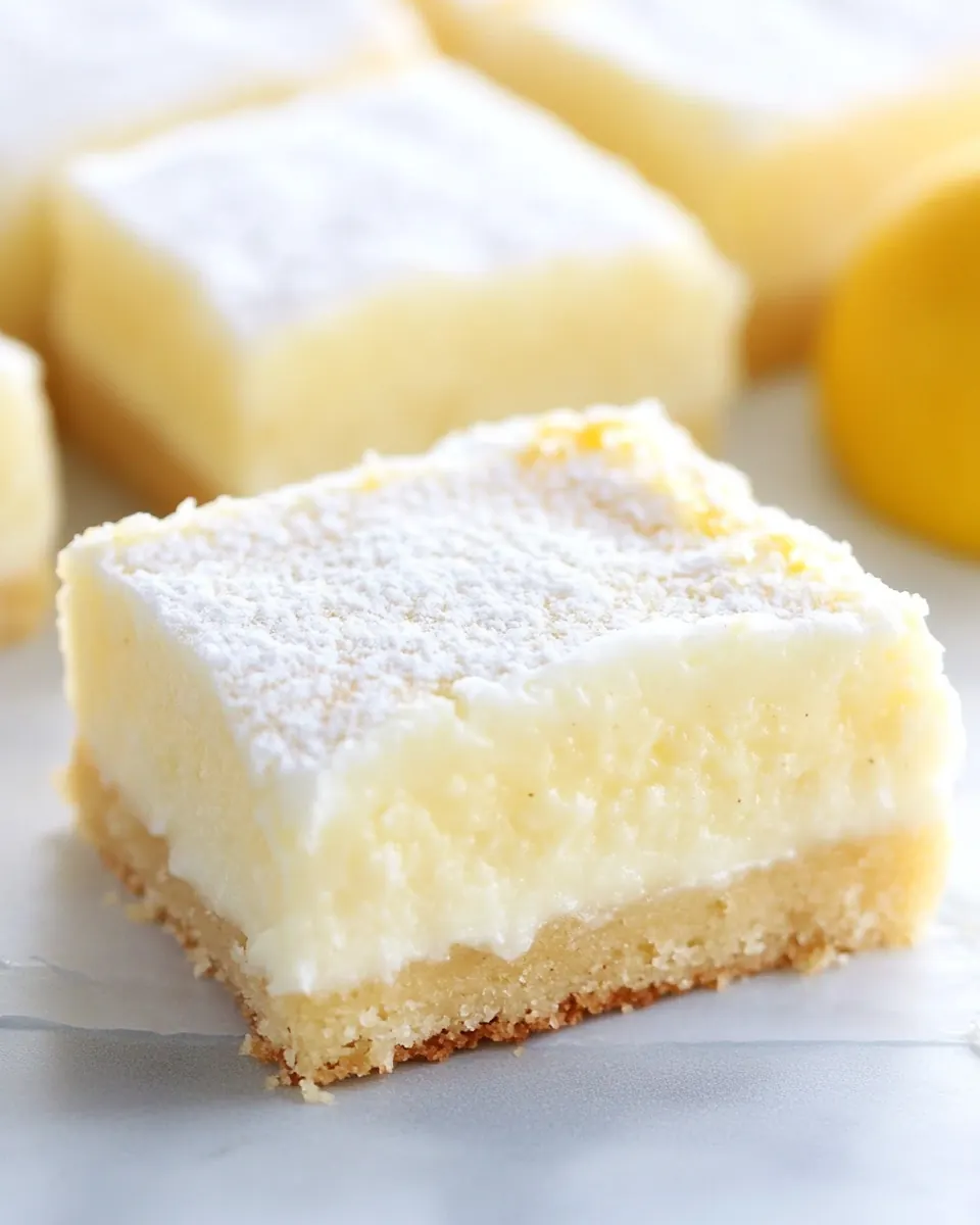 Lemon Sugar Cookie Bars